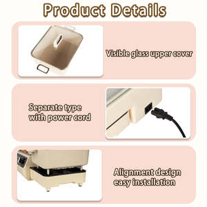 2026 Trending <b>Foldable</b> PTFE Non Stick Electric Hot Pot <b>BBQ</b> Grill Detachable Smokeless Cooker Mechanical Temperature Control - Product Image 4