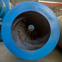 Équipement de séchage de tambour à grande échelle avec PLC et engrenages 380V pour la transformation alimentaire, la production de poudre minérale et de biocarburant