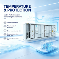 Sistema de Almacenamiento de Energía Solar en Contenedor Refrigerado por Líquido Inedge Power Super Capacitor Battery 5MWh/6MWh BESS con Soporte Técnico