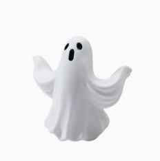 Vente en gros de sculptures en résine faites à la main et peintes sur mesure pour couple d'Halloween, motif Citrouille, Chevalier, Mariée, style dessin animé amusant, pour décoration - Product Image 4