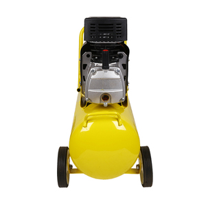 Mini compresseur d'air à piston à entraînement direct avec roues, compresseur d'air mobile lubrifié à l'huile, réservoir de 9L à 100L - Product Image 5