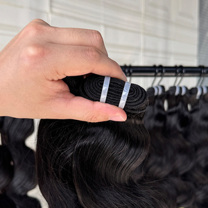 ผมมนุษย์แท้แบบ Body Wave  ความหนาแน่นเต็มพิกัด เนื้อนุ่ม สีธรรมชาติ จัดจำหน่ายโดยตรง - Product Image 3