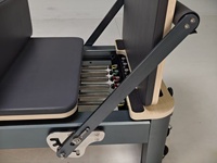 Máquina de Pilates Reformer Plegable Comercial con 6 Resortes y Núcleo Resistente, Certificación CE, de Aluminio/Aleación de Aluminio para Estudio