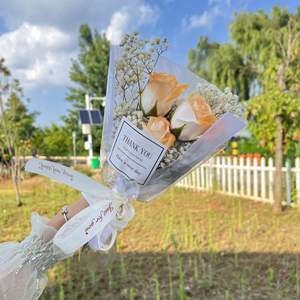 Vente flash Bouquet de savon en forme de <span class=keywords><strong>rose</strong></span> multicolore pour la Saint-Valentin, rendez-vous galant, cadeau pour la fête des mères - Product Image 4