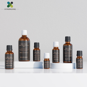 <span class=keywords><strong>Mini</strong></span> botella de aceite esencial de vidrio de muestra al por mayor de lujo con tapón de rosca para el cuidado personal de la piel Aceite de Rosa Tasa de control a prueba de fugas - Product Image 1