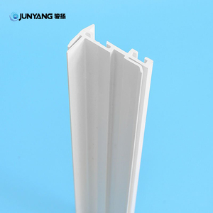 Baja tahan lama profil ekstrusi PVC plastik kaku keras untuk lemari es pintu jendela lemari produk eksklusif perusahaan - Product Image 2