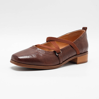 Chaussures Mary Jane vintage pour femmes à brides croisées, talons bas, légères, respirantes, confortables, 3 cm, tendance printemps-été-automne