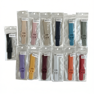 Correa de repuesto de silicona para reloj inteligente Sam Fit 2, disponible en varios colores - Product Image 2
