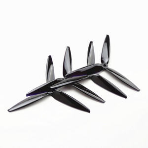 Hélice de 7 pulgadas y 3 aspas para drones de carreras, de larga duración, modelo 7040 (7*4*3), de plástico, molde privado, accesorio adaptador. - Product Image 2