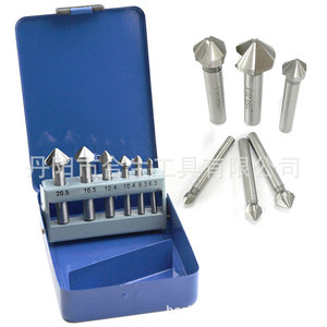 Mr Drill Three Blade <b>Chamfering</b> <b>Tool</b> Hss 6.3 8.3 10.4 12.4 16.5 20.5 For Metal Workpiece - Product Image 3