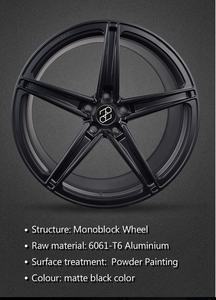 ล้อแม็กซ์ Pengzhen รุ่นขายดี สีดำด้าน ดีไซน์ 5 ดาว ขนาด <span class=keywords><strong>18</strong></span> 19 20 นิ้ว 5x115 ผลิตจากวัสดุอัลลอยด์ฟอร์จ สำหรับรถเฟอร์รารี่ <span class=keywords><strong>812</strong></span> GTS - Product Image 5