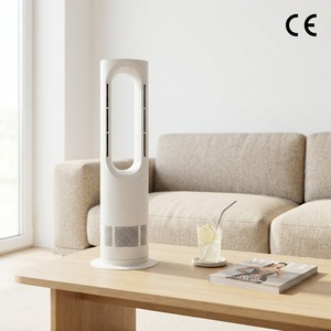 Ventilatore a Torre <span class=keywords><strong>Angelo</strong></span> AZ588PRO Senza Pale con Oscillazione a 75 Gradi, Elettrico, per Hotel e Casa, Caldo/Freddo, Motore DC, LCD, Telecomando, a Risparmio Energetico - Product Image 1