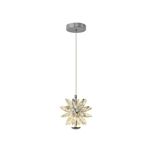 French Style Crystal Chandelier LED <b>Light</b> E14 Single Head Round Pendant For Living Room Bedroom Home Decor - Product Image 5