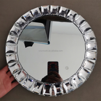 Assiette de présentation en verre transparent pour événements de mariage – Vente populaire
