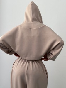 PASUXI Conjuntos Deportivos de Primavera para Mujer, Sudaderas con Capucha a la <span class=keywords><strong>Moda</strong></span>, Pantalones Deportivos Casuales para Correr, Conjuntos de Dos Piezas - Product Image 6