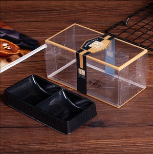 Chiffon Tráng Miệng Bao Bì Vỉ Hình Chữ Nhật RPET/PET Biscuit Pastry Hộp Bánh Nhựa Tùy Chỉnh - Product Image 3