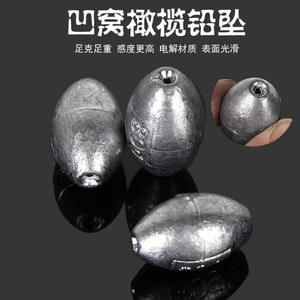 ตะกั่วตกปลาทรงมะกอก 10 กรัม 20 กรัม 30 กรัม 40 กรัม 50 กรัม 60 กรัม ทนทาน ใช้งานได้ดี สำหรับตกปลาทะเล - Product Image 2