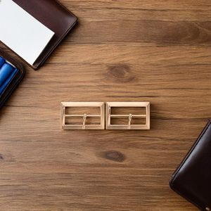 Boucles de ceinture en alliage de zinc, rectangulaires, réglables, pour la confection de vêtements, manteaux et bretelles, pièces de rechange - Product Image 6