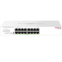 Commutateur Ethernet de bureau géré par le cloud H3C US110-16G 16G 336 Gbps avec prise en charge VLAN pour les PME