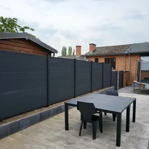 花园/公园/隐私庭院围栏用室外木塑复合栅栏板