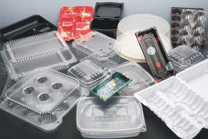 Wadah plastik sekali pakai garis manufaktur nampan plastik mesin pembuat kotak Makanan Cepat - Product Image 6