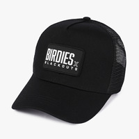 Casquette de baseball 5 panneaux en sergé de coton personnalisée de haute qualité, avec patch et filet respirant, style Trucker