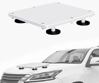 Support de toit de voiture Starlink Mini blanc en alliage d'aluminium, fixation magnétique brevetée à dégagement rapide, kit de montage Starlink Mini pour camping-cars, fourgonnettes, bateaux
