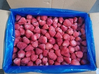 Fraises entières surgelées IQF de qualité supérieure 25-35mm, baies rouges sucrées, vente en gros, fraîchement cueillies, surgelées en vrac pour smoothies et pâtisseries