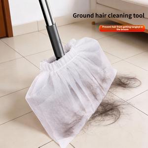 Juego de Escoba y Recogedor Vertical para el Hogar con Fundas Desechables para Quitar el Polvo, para Limpiar Pelo de Mascotas y Polvo - Product Image 4