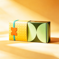 Boîte cadeau pliante en carton ondulé personnalisée, emballage d'expédition pour cadeaux de Noël, emballage écologique avec revêtement UV et gaufrage