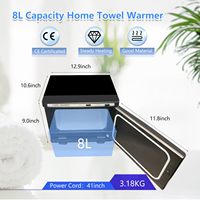Chauffe-serviettes professionnel chaud/froid en acier inoxydable pour salon, de table, avec contrôle automatique de la température et de l'humidité, vapeur 2 bars