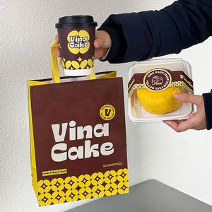 Bolsas de Papel Kraft Marrón Personalizadas con Asas para Panadería y Aperitivos - Ecológicas, Reciclables, Biodegradables y Desechables - Product Image 3