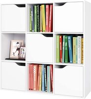 Étagères murales de présentation de livres et bibliothèque en bois d'école Étagère à livres et étagère à livres murale