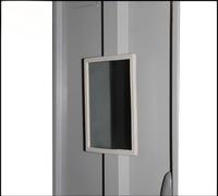 Armoire de chambre à coucher moderne en acier, armoire de rangement pour vêtements à domicile