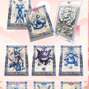 Lot <span class=keywords><strong>de</strong></span> 50 paquets complets <span class=keywords><strong>de</strong></span> cartes émaillées créatives Pokémon Hall, 252 styles, 63*88MM, collection anime, boîte mystère, jeu <span class=keywords><strong>de</strong></span> table - Product Image 3