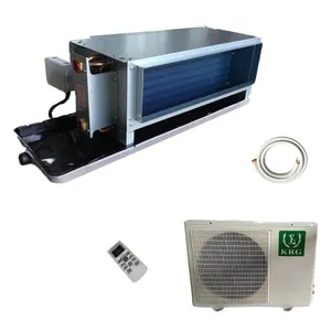 Làm mát bằng không khí gói điều hòa không khí 24000BTU 2ton 3HP 6100W 7500W VRF vrv ducted Loại cuộn dây Quạt đơn vị 220V Hệ thống thông gió