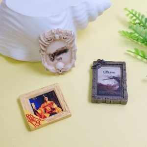 100 Piezas de Mini Marcos de Fotos Vintage de Resina para Decoración de Pared, Mesa, Manualidades, Exhibición de Joyería, Decoración con Marcos de Fotos - Product Image 3