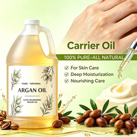 Huile d'Argan 100% Pure, Base Polyvalente pour Mélange d'Huiles Essentielles, Massage, Soins Corps, Peau, Cheveux, Savon DIY, Hydratant Naturel, Huile Porteuse
