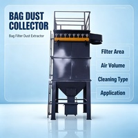 Système de filtration à sacs industriel à soufflerie pulsée avec capteur de température pour le préchauffeur de ciment et le nettoyage du four
