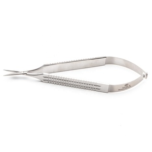 Ciseaux à ressort allemands-12 cm droits avec pointes extra fines - Product Image 3