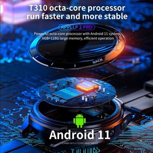 Lokmat สมาร์ทวอทช์ appllp <span class=keywords><strong>4</strong></span> Pro แอนดรอยด์11ตัวติดตามกีฬาฟิตเนส GPS <span class=keywords><strong>นา</strong></span>ฬิกาโทรศัพท์กล้องวิดีโอคอลแรม: 6G RDM:128g - Product Image 3