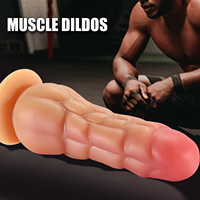 Gode réaliste en silicone liquide monstre énorme avec ventouse forte gode flexible ultra doux pour la masturbation de femme