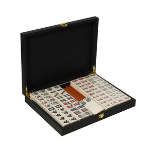 <span class=keywords><strong>Mahjong</strong></span> de luxe personnalisé blanc boîte de rangement portable moderne simple transport bouton serrure <span class=keywords><strong>Mahjong</strong></span> boîte-cadeau - Product Image 4