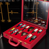 Bouteilles d'alcool miniatures de qualité alimentaire à capacité personnalisée, kits de bouteilles d'alcool pour whisky, vin, liqueur, shot