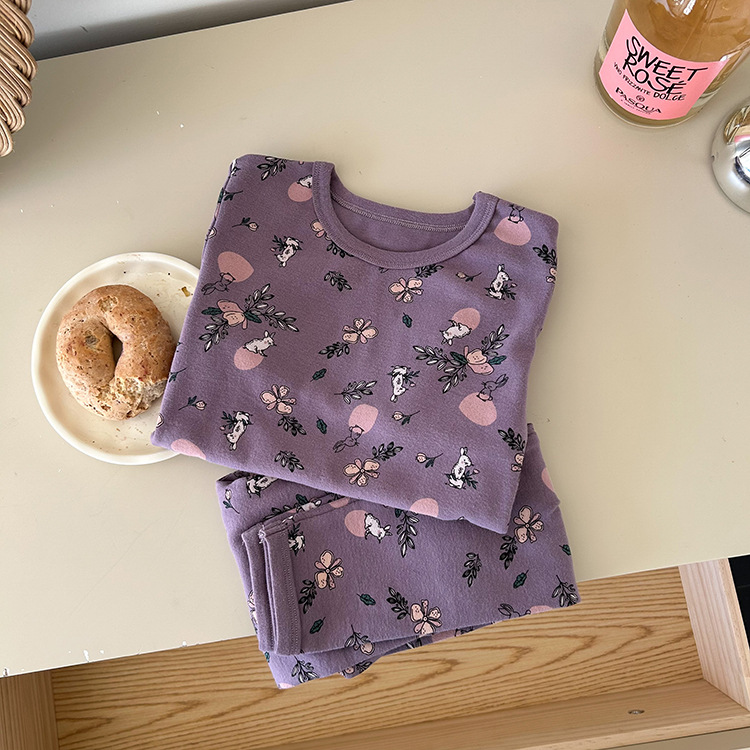 Lapin violet + floral