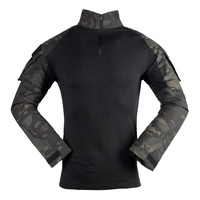 Combinaisons et uniformes tactiques de combat camouflage noir CP