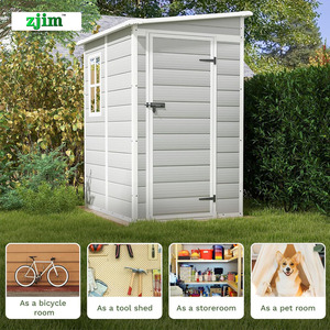 <span class=keywords><strong>Caseta</strong></span> de Jardín Multiusos de Vinilo, Portátil, Simple, de 5x3 Pies, para Herramientas de Jardín, Cochera - Product Image 4