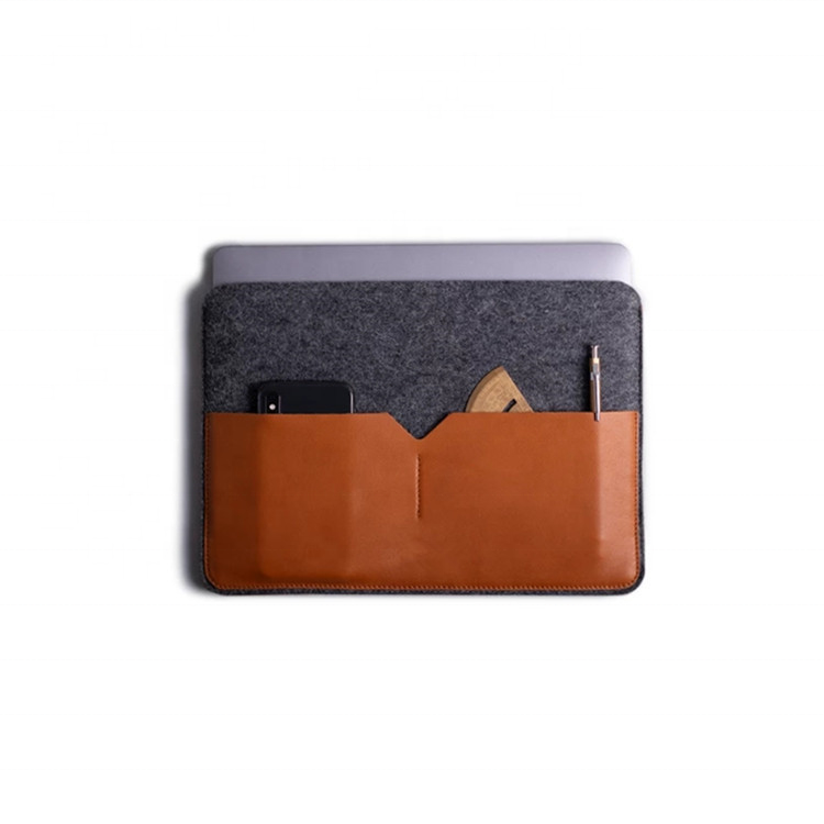 100% шерстяной фетровый чехол для ноутбука кожаный чехол фетровая сумка для ноутбука для бизнеса
