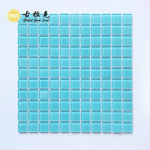 Mosaïque carrée en verre multicolore moderne de 4 mm - Surface antidérapante pour cuisine, salle de bain, hôtel, piscine, design graphique - Product Image 5