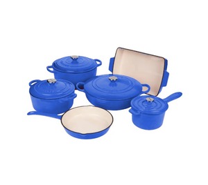 Bán buôn men gang soong Set, không dính đồ nấu nướng, Hà Lan chậu lò có nắp đậy, Heavy Duty bếp nấu ăn & Baking Set - Product Image 2